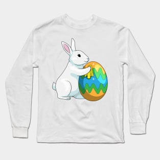 Bunny Easter Easter egg Cleaning Long Sleeve T-Shirt